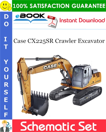 Thumbnail ☆☆ Best ☆☆ Case CX225SR Crawler Excavator Schematic Set