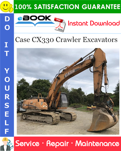 Thumbnail ☆☆ Best ☆☆ Case CX330 Crawler Excavators Service Repair Manual