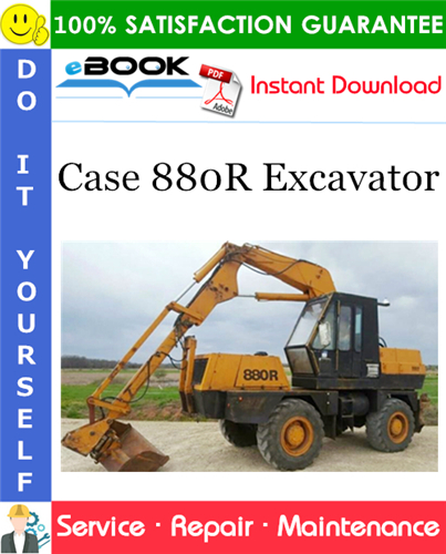 Thumbnail ☆☆ Best ☆☆ Case 880R Excavator Service Repair Manual