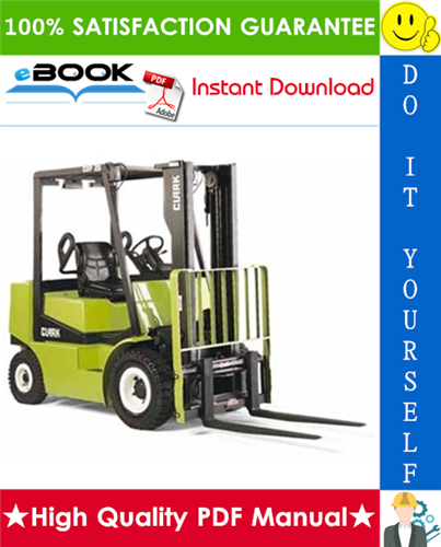 Thumbnail ☆☆ Best ☆☆ Clark CGP16, CDP16, CGP18, CDP18, CGP20, CDP20 Forklift Trucks Service Repair Manual