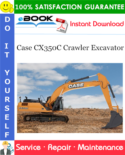 Thumbnail ☆☆ Best ☆☆ Case CX350C Crawler Excavator Service Repair Manual (APAC Region - ANZ Market)