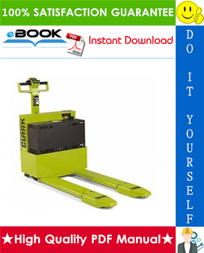 Thumbnail ☆☆ Best ☆☆ Clark WP-40 Electric Pallet Jack Service Repair Manual