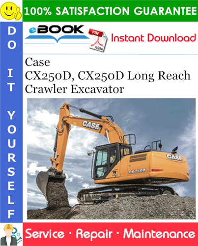 Thumbnail ☆☆ Best ☆☆ Case CX250D, CX250D Long Reach Crawler Excavator Service Repair Manual #1