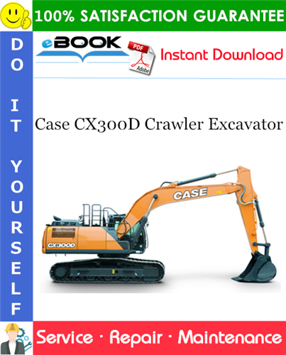 Thumbnail ☆☆ Best ☆☆ Case CX300D Crawler Excavator Service Repair Manual #1