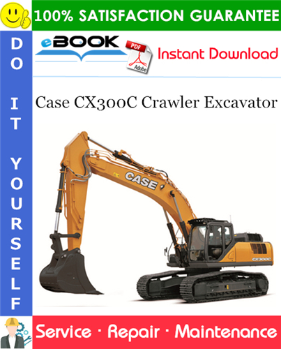 Thumbnail ☆☆ Best ☆☆ Case CX300C Crawler Excavator Service Repair Manual (CHINA Market)