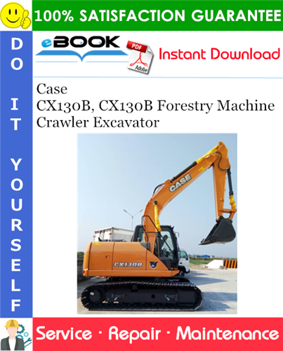 Thumbnail ☆☆ Best ☆☆ Case CX130B, CX130B Forestry Machine Crawler Excavator Service Repair Manual