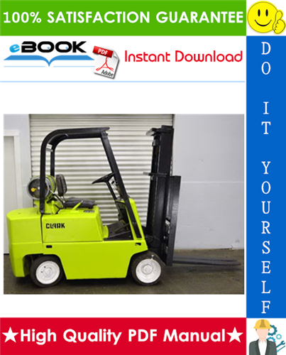 Thumbnail ☆☆ Best ☆☆ Clark C500-Y180, C500-Y200S, C500-Y225S, C500-Y225L, C500-Y250S, C500-Y250L, C500-Y300S, C500-Y300L, C500-Y350, C500-Y165M, C500-Y200M Lift Trucks Service Manual