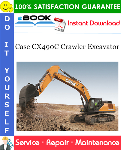 Thumbnail ☆☆ Best ☆☆ Case CX490C Crawler Excavator Service Repair Manual