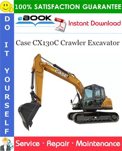 Thumbnail ☆☆ Best ☆☆ Case CX130C Crawler Excavator Service Repair Manual (LATAM Market)