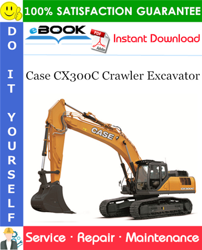 Thumbnail ☆☆ Best ☆☆ Case CX300C Crawler Excavator Service Repair Manual (LATAM Market)