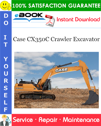 Thumbnail ☆☆ Best ☆☆ Case CX350C Crawler Excavator Service Repair Manual