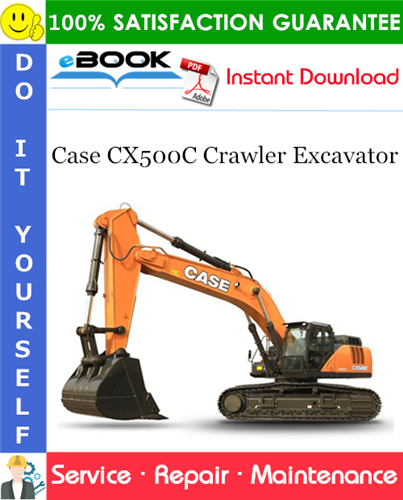 Thumbnail ☆☆ Best ☆☆ Case CX500C Crawler Excavator Service Repair Manual