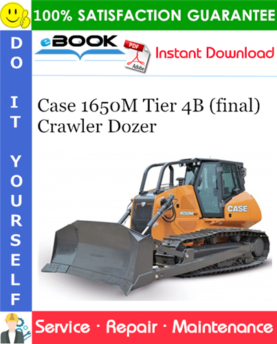 Thumbnail ☆☆ Best ☆☆ Case 1650M Tier 4B (final) Crawler Dozer Service Repair Manual
