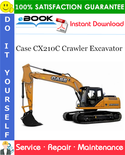 Thumbnail ☆☆ Best ☆☆ Case CX210C Crawler Excavator Service Repair Manual