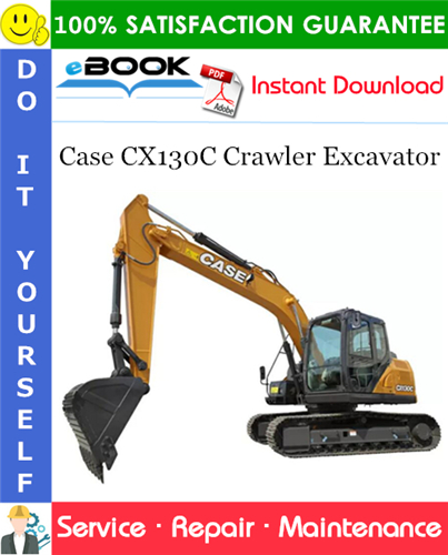 Thumbnail ☆☆ Best ☆☆ Case CX130C Crawler Excavator Service Repair Manual (Turkish market)