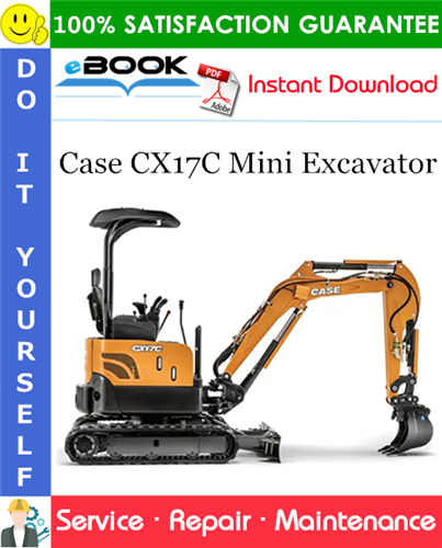 Thumbnail ☆☆ Best ☆☆ Case CX17C Mini Excavator Service Repair Manual