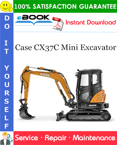Thumbnail ☆☆ Best ☆☆ Case CX37C Mini Excavator Service Repair Manual