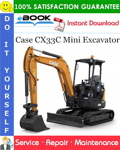 Thumbnail ☆☆ Best ☆☆ Case CX33C Mini Excavator Service Repair Manual