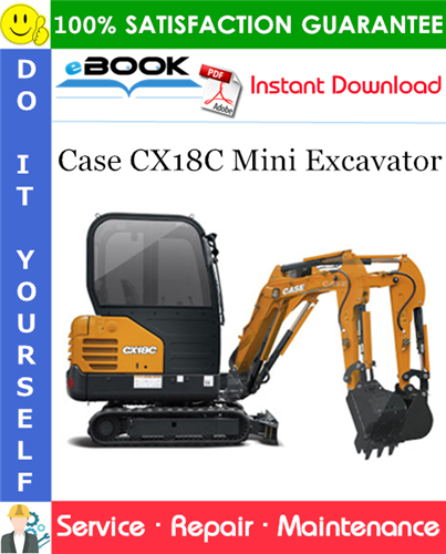 Thumbnail ☆☆ Best ☆☆ Case CX18C Mini Excavator Service Repair Manual
