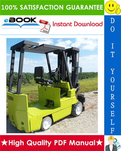 Thumbnail ☆☆ Best ☆☆ Clark EC500-60, EC500-70, EC500-80 Forklift Trucks Service Repair Manual