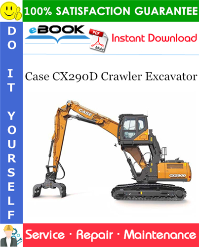 Thumbnail ☆☆ Best ☆☆ Case CX290D Crawler Excavator Service Repair Manual (NA Market)