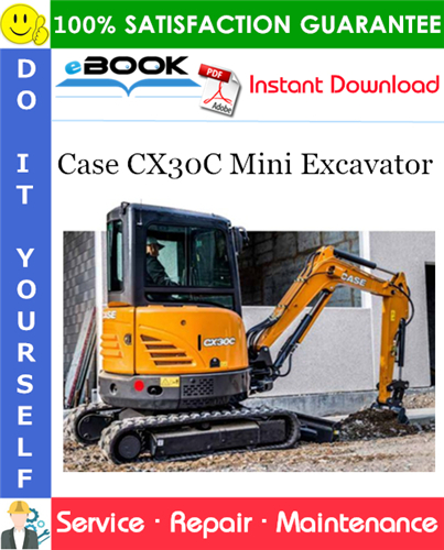 Thumbnail ☆☆ Best ☆☆ Case CX30C Mini Excavator Service Repair Manual
