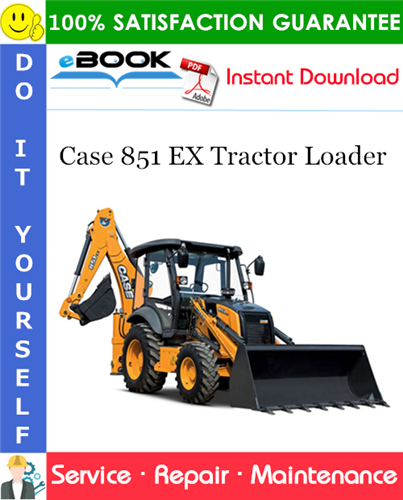 Thumbnail ☆☆ Best ☆☆ Case 851 EX Tractor Loader Service Repair Manual