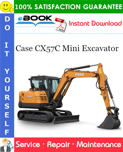 Thumbnail ☆☆ Best ☆☆ Case CX57C Mini Excavator Service Repair Manual