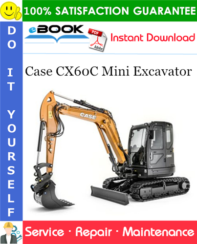 Thumbnail ☆☆ Best ☆☆ Case CX60C Mini Excavator Service Repair Manual