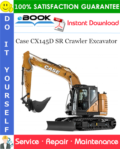 Thumbnail ☆☆ Best ☆☆ Case CX145D SR Crawler Excavator Service Repair Manual (NA Market)