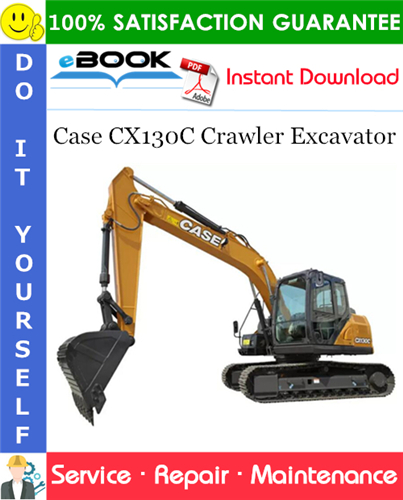 Thumbnail ☆☆ Best ☆☆ Case CX130C Crawler Excavator Service Repair Manual (SEA market)