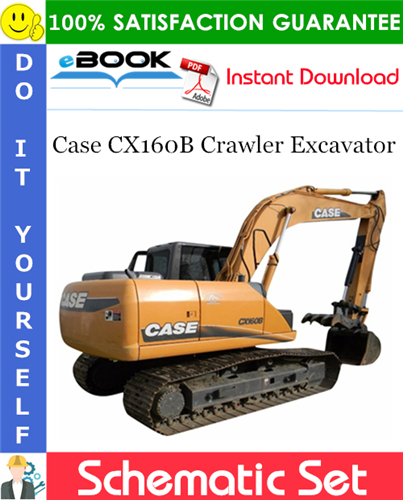 Thumbnail ☆☆ Best ☆☆ Case CX160B Crawler Excavator Schematic Set