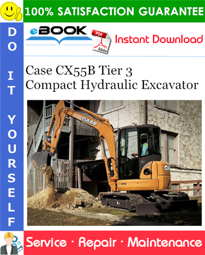 Thumbnail ☆☆ Best ☆☆ Case CX55B Tier 3 Compact Hydraulic Excavator Service Repair Manual