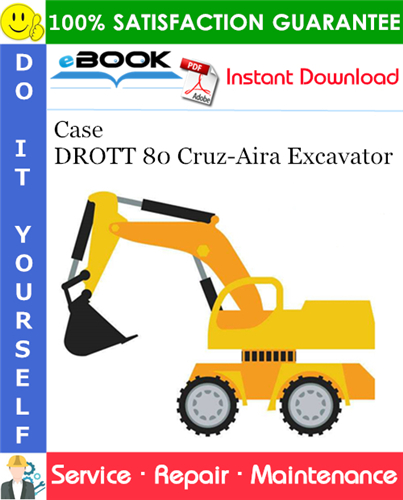 Thumbnail ☆☆ Best ☆☆ Case DROTT 80 Cruz-Aira Excavator Service Repair Manual