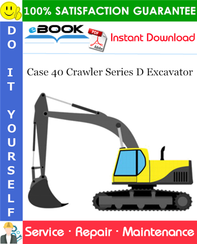 Thumbnail ☆☆ Best ☆☆ Case 40 Crawler Series D Excavator Service Repair Manual