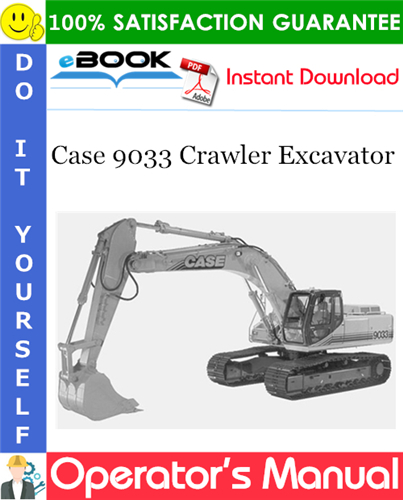 Thumbnail ☆☆ Best ☆☆ Case 9033 Crawler Excavator Operators Manual