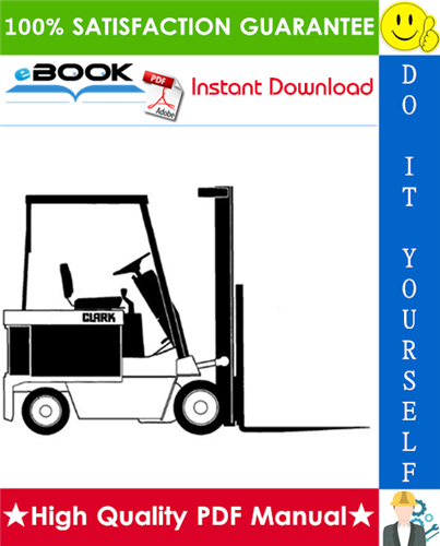 Thumbnail ☆☆ Best ☆☆ Clark EC 90, EC 120 Forklift Trucks Service Repair Manual