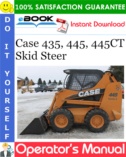Thumbnail ☆☆ Best ☆☆ Case 435, 445, 445CT Skid Steer Operators Manual