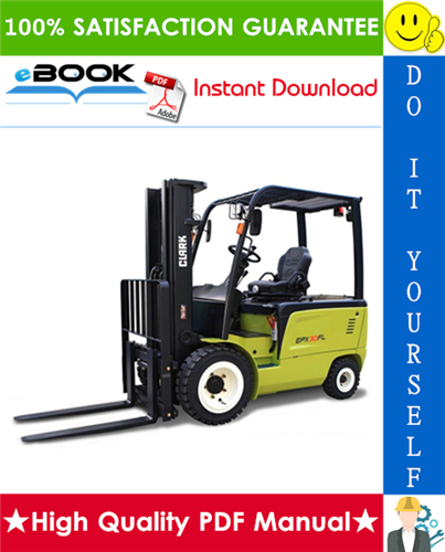 Thumbnail ☆☆ Best ☆☆ Clark TMX12, TMX13, TMX15s, TMX15, TMX17, TMX18, TMX20, TMX20x, TMX25, EPX16, EPX18 Forklift Trucks Service Repair Manual