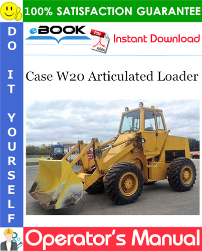 Thumbnail ☆☆ Best ☆☆ Case W20 Articulated Loader Operators Manual