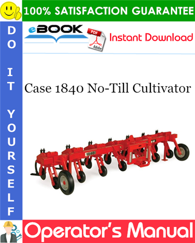 Thumbnail ☆☆ Best ☆☆ Case 1840 No-Till Cultivator Operators Manual