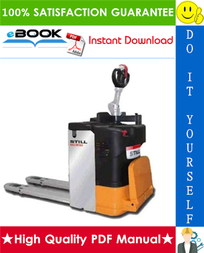 Thumbnail ☆☆ Best ☆☆ Still ECU-SF Low lift pallet truck Service Repair Manual