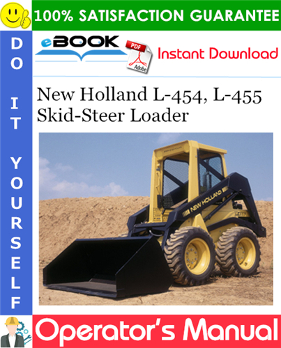 Thumbnail ☆☆ Best ☆☆ New Holland L-454, L-455 Skid-Steer Loader Operators Manual