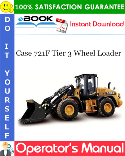 Thumbnail ☆☆ Best ☆☆ Case 721F Tier 3 Wheel Loader Operators Manual