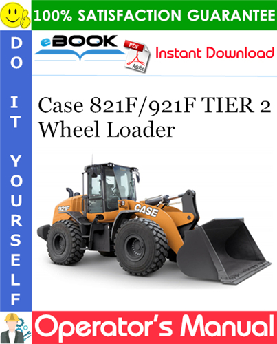 Thumbnail ☆☆ Best ☆☆ Case 821F 921F TIER 2 Wheel Loader Operators Manual