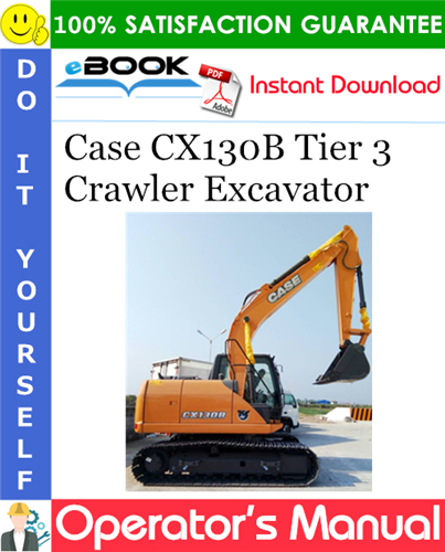 Thumbnail ☆☆ Best ☆☆ Case CX130B Tier 3 Crawler Excavator Operators Manual