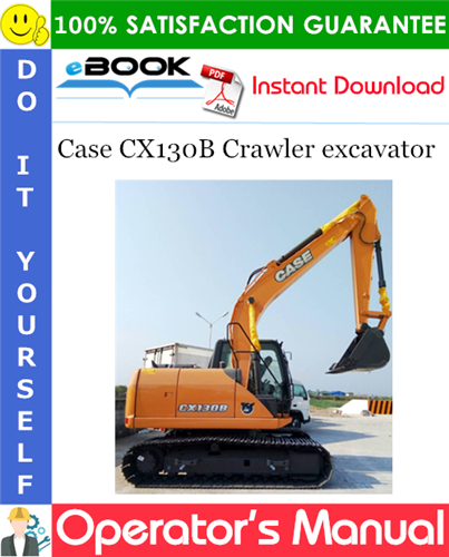 Thumbnail ☆☆ Best ☆☆ Case CX130B Crawler excavator Operators Manual