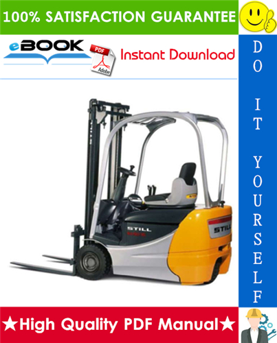 Thumbnail ☆☆ Best ☆☆ Still RX50-10, RX50-13, RX50-15, RX50-16 Electric Forklift Trucks Service Repair Manual