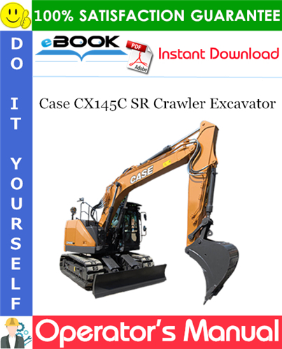 Thumbnail ☆☆ Best ☆☆ Case CX145C SR Crawler Excavator Operators Manual