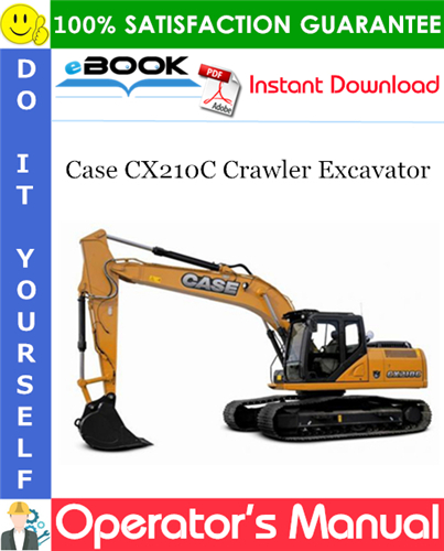 Thumbnail ☆☆ Best ☆☆ Case CX210C Crawler Excavator Operators Manual